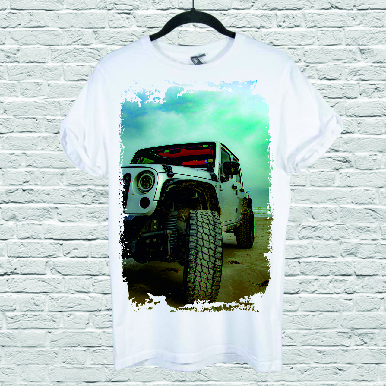 Футболка YOUstyle Car 0212 L White
