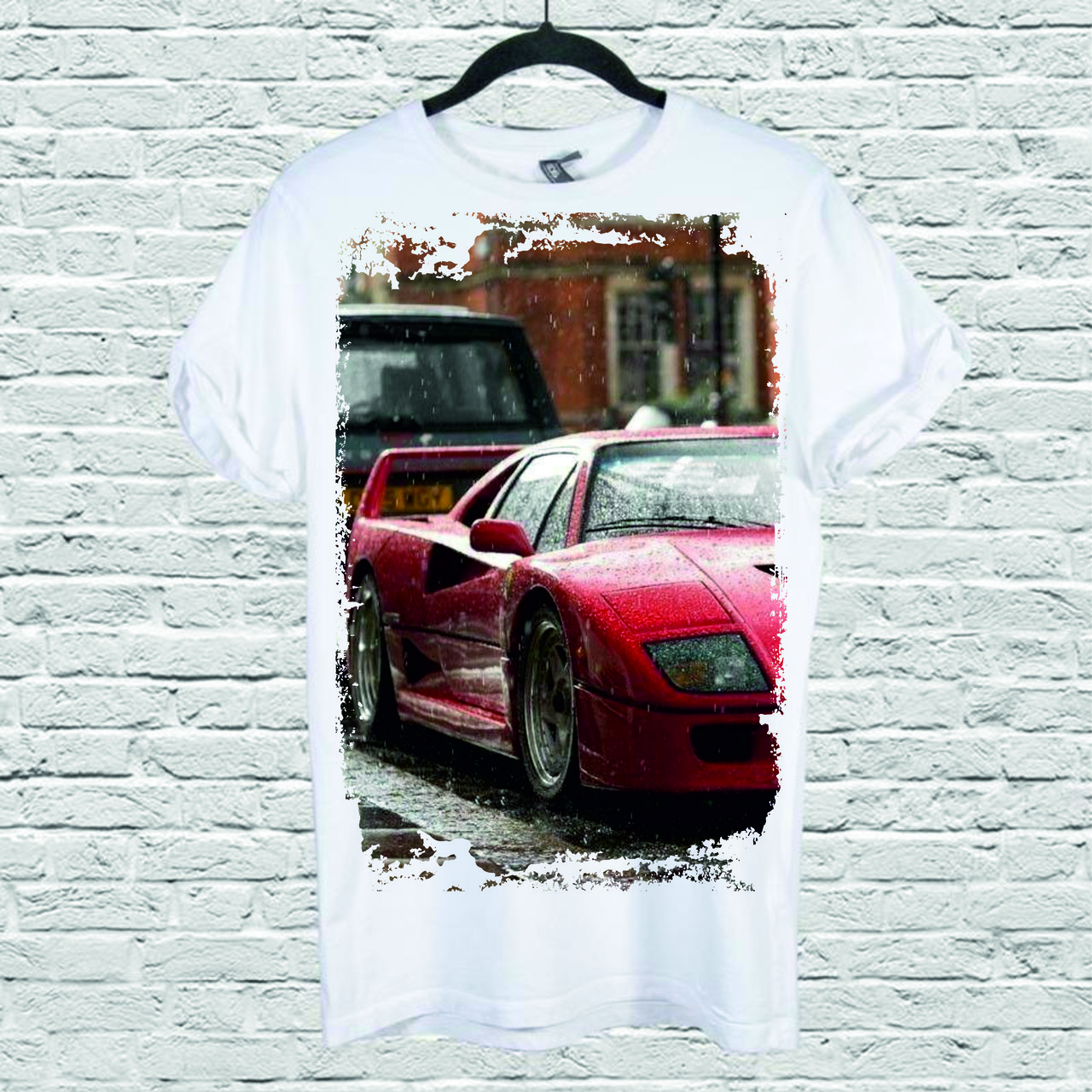 Футболка YOUstyle Car 0217 M White