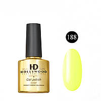 Гель лак 188 Светло Желтый Плотный HD Hollywood 8 ml