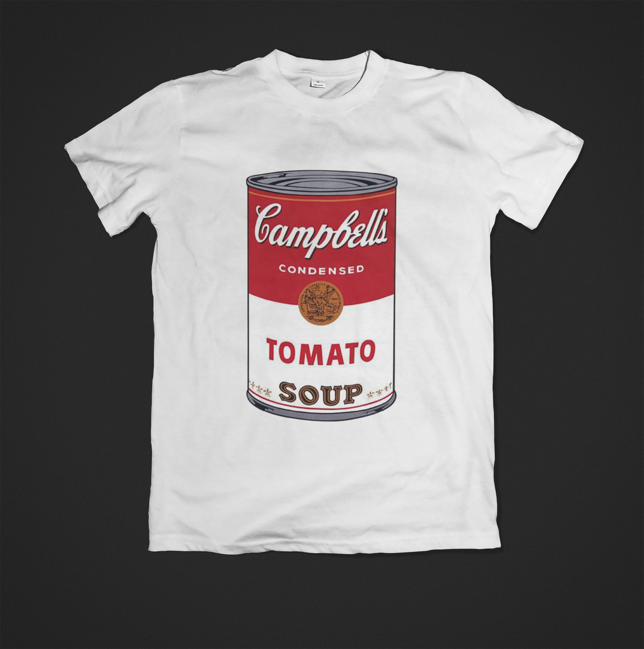 Футболка YOUstyle Andy Warhol Soup 0201 M White