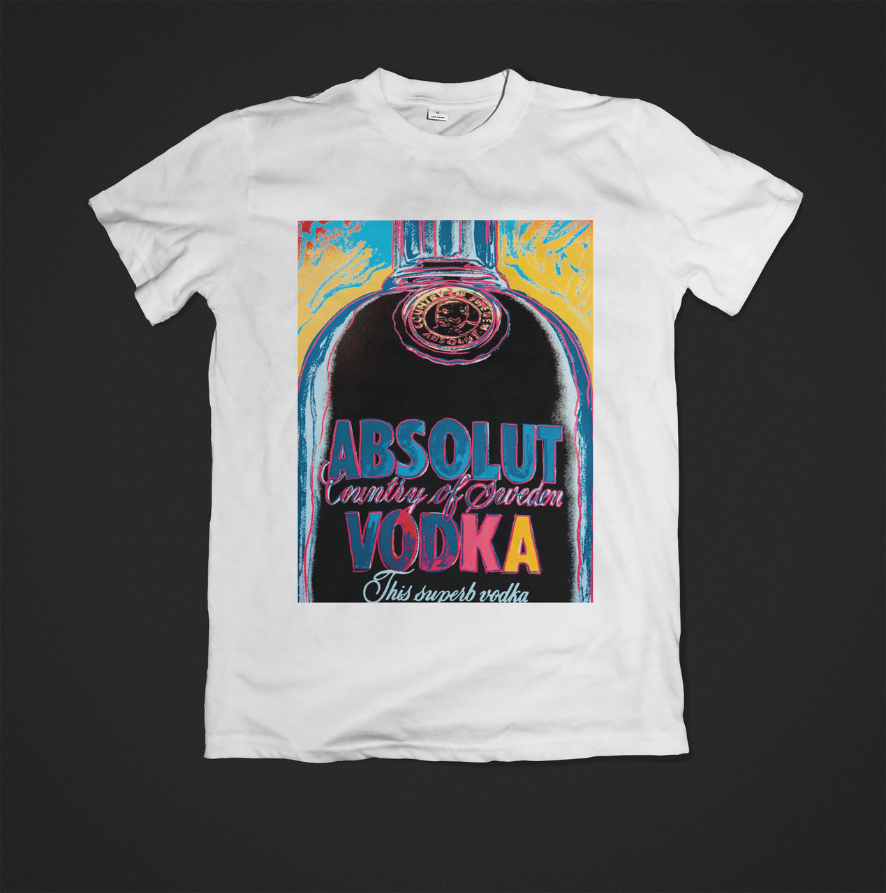 Футболка YOUstyle Andy Warhol Vodka 0202 XXL White