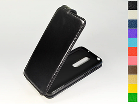 Відкидний чохол з натуральної шкіри для Nokia 6.1 Plus (X6)