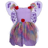 Карнавальний костюм для дівчинки фея-фіалка, зріст 110-120 см (CC287B), фото 2