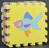 Килимок пазл EVA Водний світ, розмір пазлу 29 х 29 см, фото 10