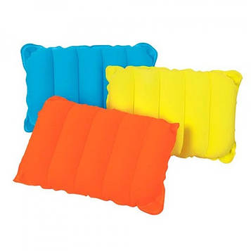 Надувна флокірована подушка Travel Pillow