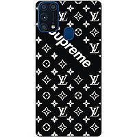 Силіконовий бампер чохол для Samsung M31 Galaxy M315f з малюнком Supreme