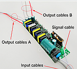 №15 Драйвер bluetooth і регулятором яскравості / Драйвер 20-40Wx6 260mA 60-135V (3шт. х 3pin - три режиму), фото 4