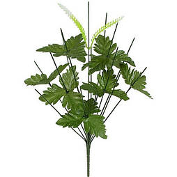 Нога букетна 14-ка з листом і колоском, 48 см(10 шт в уп)