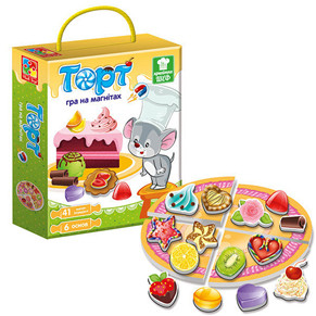 Гра магнітна "Торт" VT3004-01 (укр.)