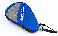 Чехол на ракетку для настольного тенниса GIANT DRAGON MT-6549 р-р 28х2х18см серый-синий