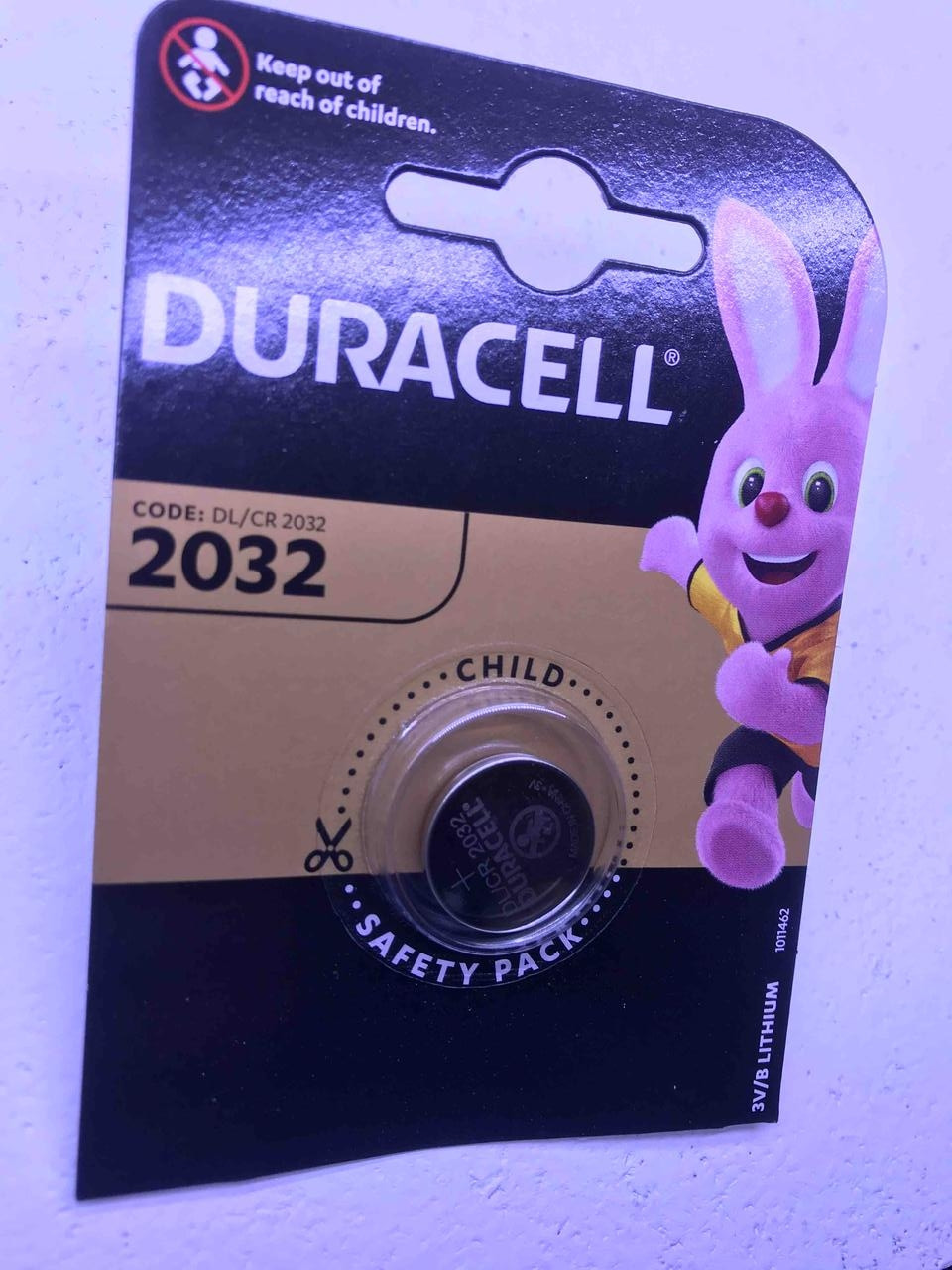 Дискова батарейка DURACELL Cell Lithium 3V DL2032 (C1)