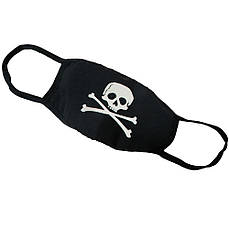 Маска багаторазова ЧЕРЕП З КІСТКАМИ