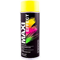 Аэрозольная флуоресцентная краска Maxi Color Желтая 400 мл