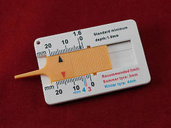 Вимірювач глибини протектора шин 0-20мм , брелок