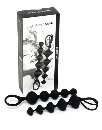 Анальні ланцюжка Satisfyer Beads Black | ProMax