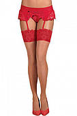 Панчохи Obsessive 853-STO-3 stockings red S/M