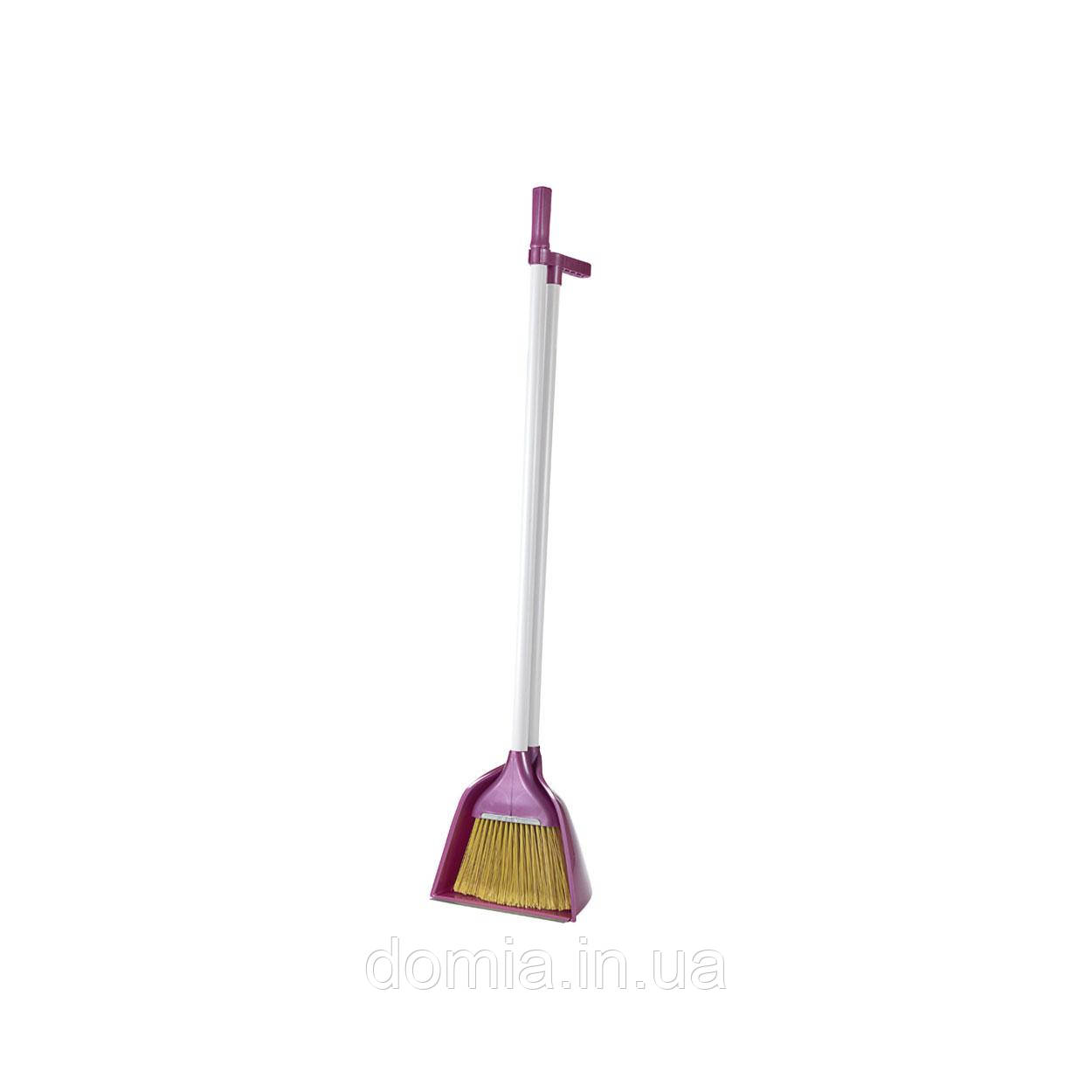 Комплект "ЛЮКС" велика мітла та совок із ручкою ZB-129, Zambak Plastik, Туреччина
