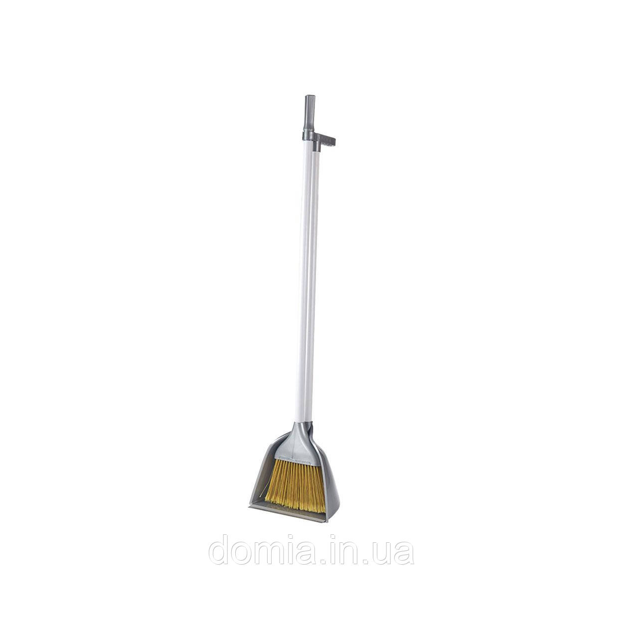 Комплект віник і совок з ручкою (ледащо) ZB-128, Zambak Plastik, Туреччина