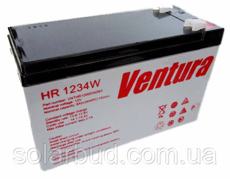 Aкумулятор Ventura HR1234W AGM 9Аh 12В