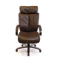 Кресло директорское кожаное Аризона Soft • АКЛАС • EX MB коричневый