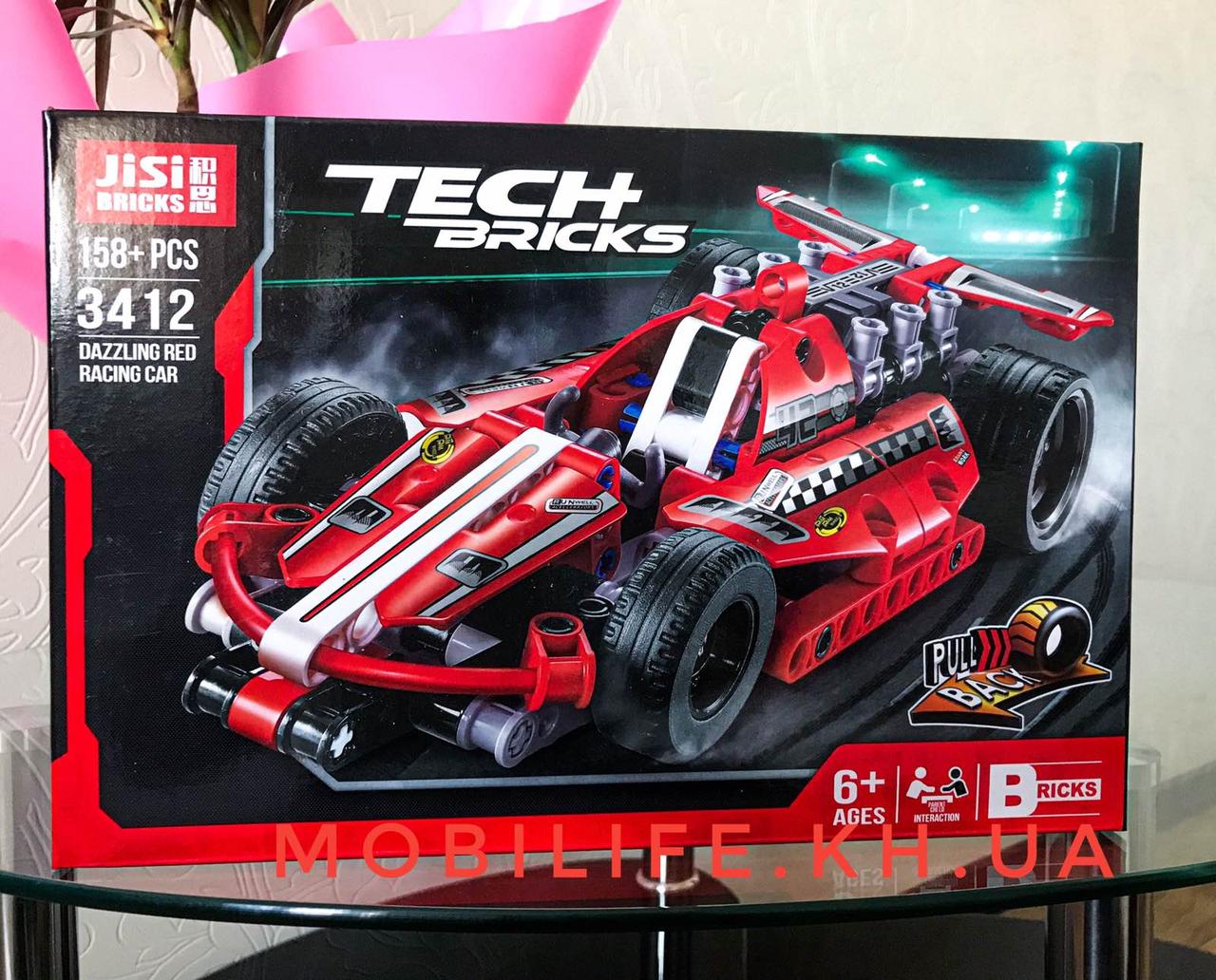 Конструктор Технік (Technic) Гоночна Машина Інерційний Механізм/158 деталей/Висока якість/