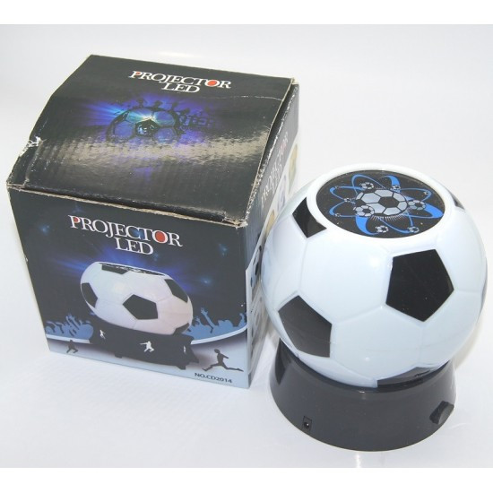 Лампа для проєктора футбол на 3 батарейки або від USB шнура (11,5*12,2 см., фото 1
