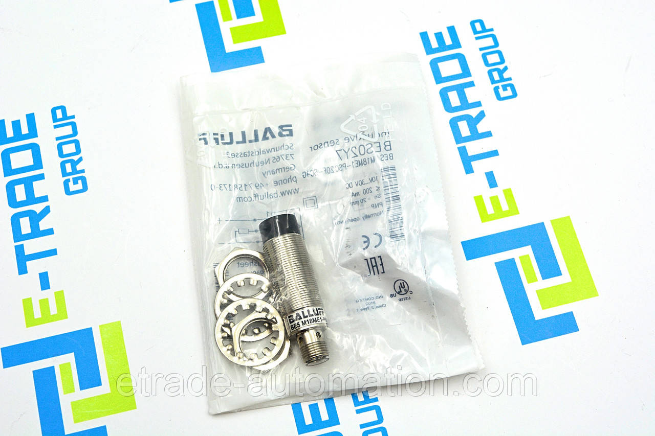 Датчик BALLUFF BES02Y7 BES M18ME1-PSC20F-S04G, фото 1
