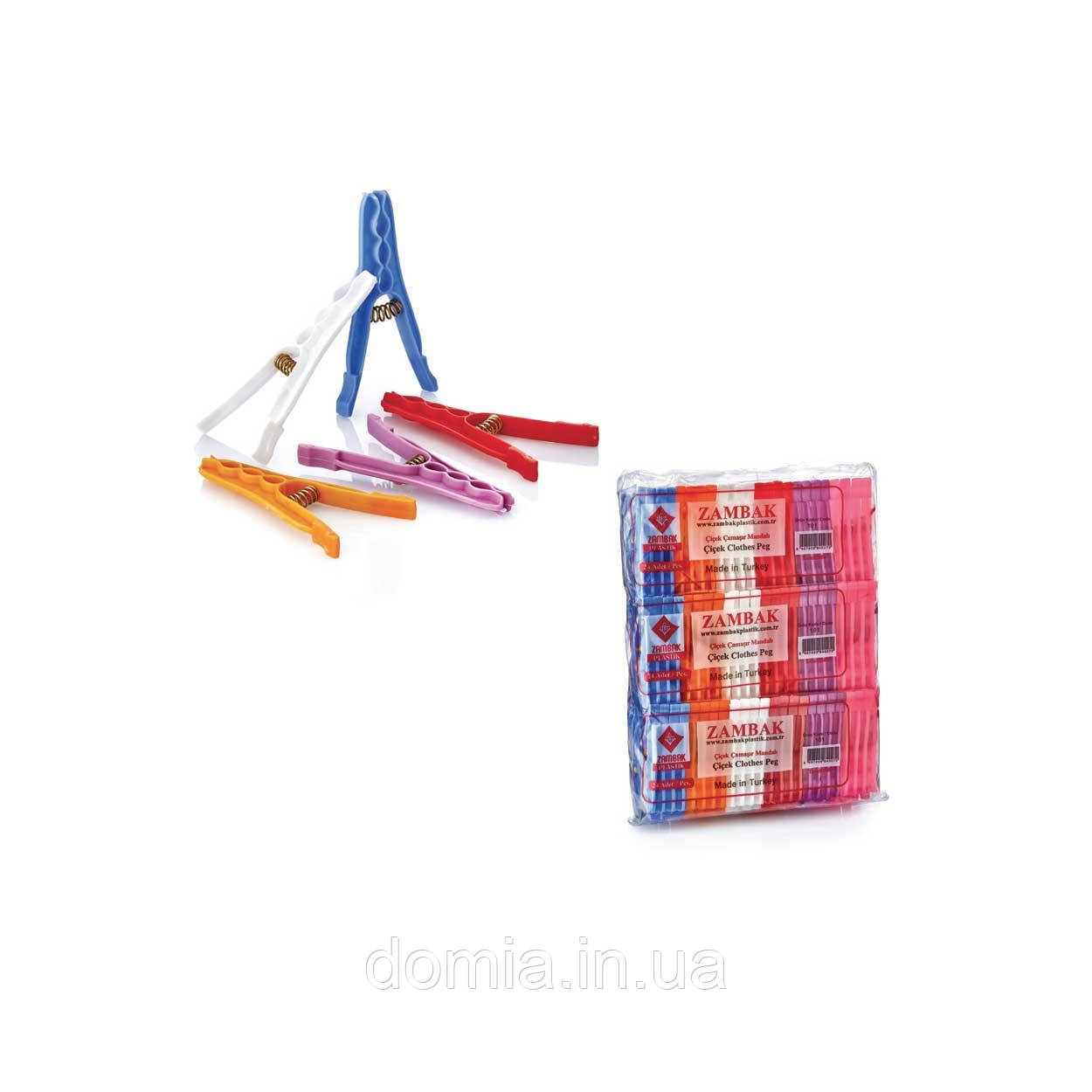 Комплект прищіпок, 144шт. ZB-101, Zambak Plastik, Туреччина