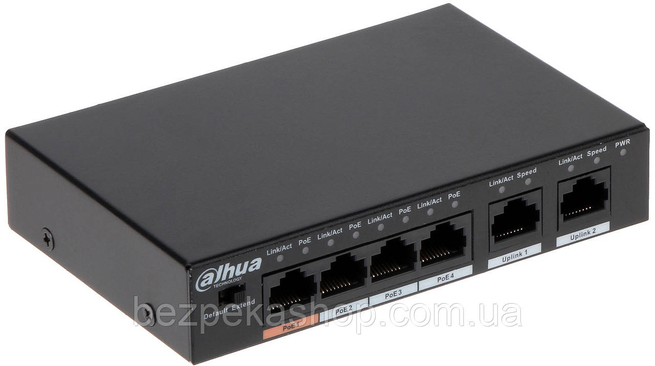 Комутатор DH-PFS3006-4ET-60