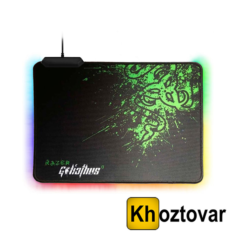 Килимок для комп'ютерної мишки з підсвіткою RGB Razer R-350 ⁇ 25x35 см