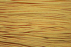 Шнур тонкий круглий поліестер 2мм жовтий моток 100 м