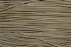 Шнур тонкий круглий поліестер 2мм бежевий моток 100 м