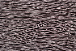 Шнур тонкий круглий поліестер 2мм темно-коричневий моток 100 м