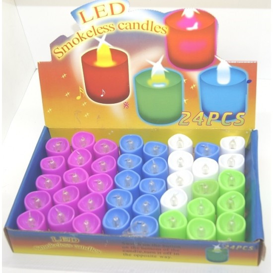 Нічник підсвічувана свічка пл. (3,6*3,7*4,6) см 4кв. , фото 1