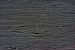 Шнур тонкий круглий поліестер 2мм чорний моток 100 м