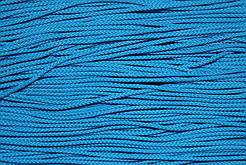Шнур тонкий круглий поліестер 2мм бірюза моток 100 м