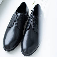 Качественные черные туфли 44 45 размер