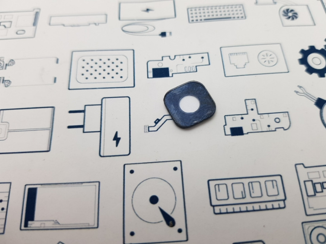 Скло камери huawei y6 pro (titan-u02) сервісний оригінал з розборки, фото 1