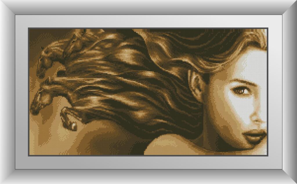 Набір алмазної мозаїки Dream Art Розкіш (DA-30850) 32 x 60 см (Без підрамника), фото 1