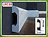 Плінтус 49,5 мм підлоговий з дюрополімер LPC-04 Cezar Elegance, фото 2