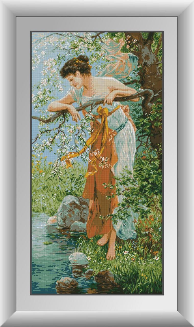 Набір алмазної вишивки Dream Art Чарівність весни (DA-30882) 50 x 100 см (Без підрамника), фото 1