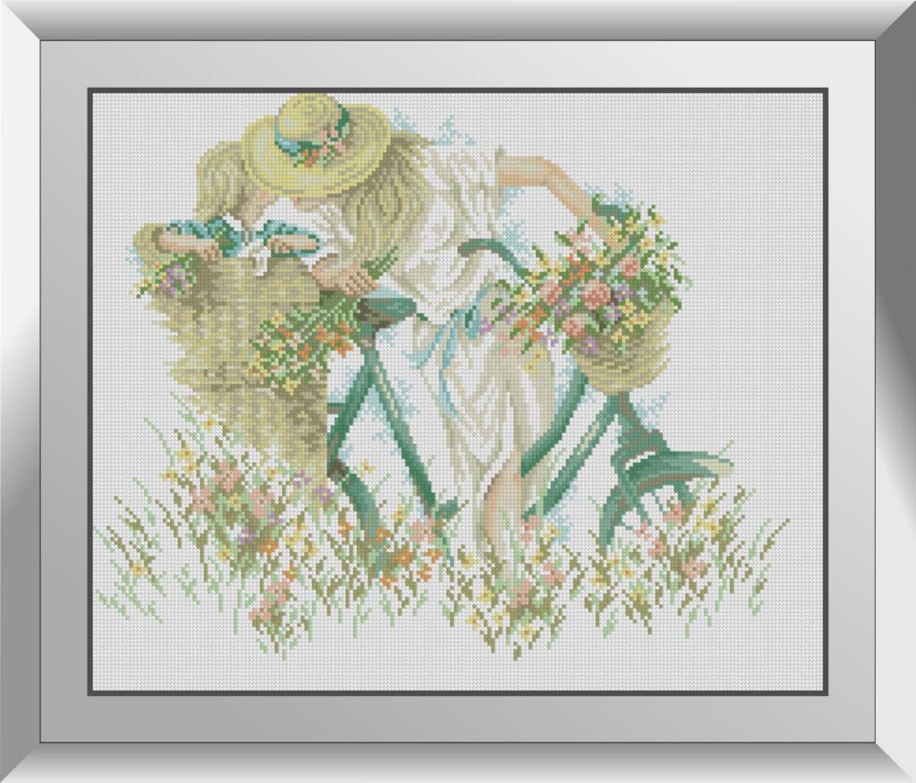 Алмазна живопис Dream Art Прогулянка з мамою (DA-31090) 40 x 49 см (Без підрамника), фото 1