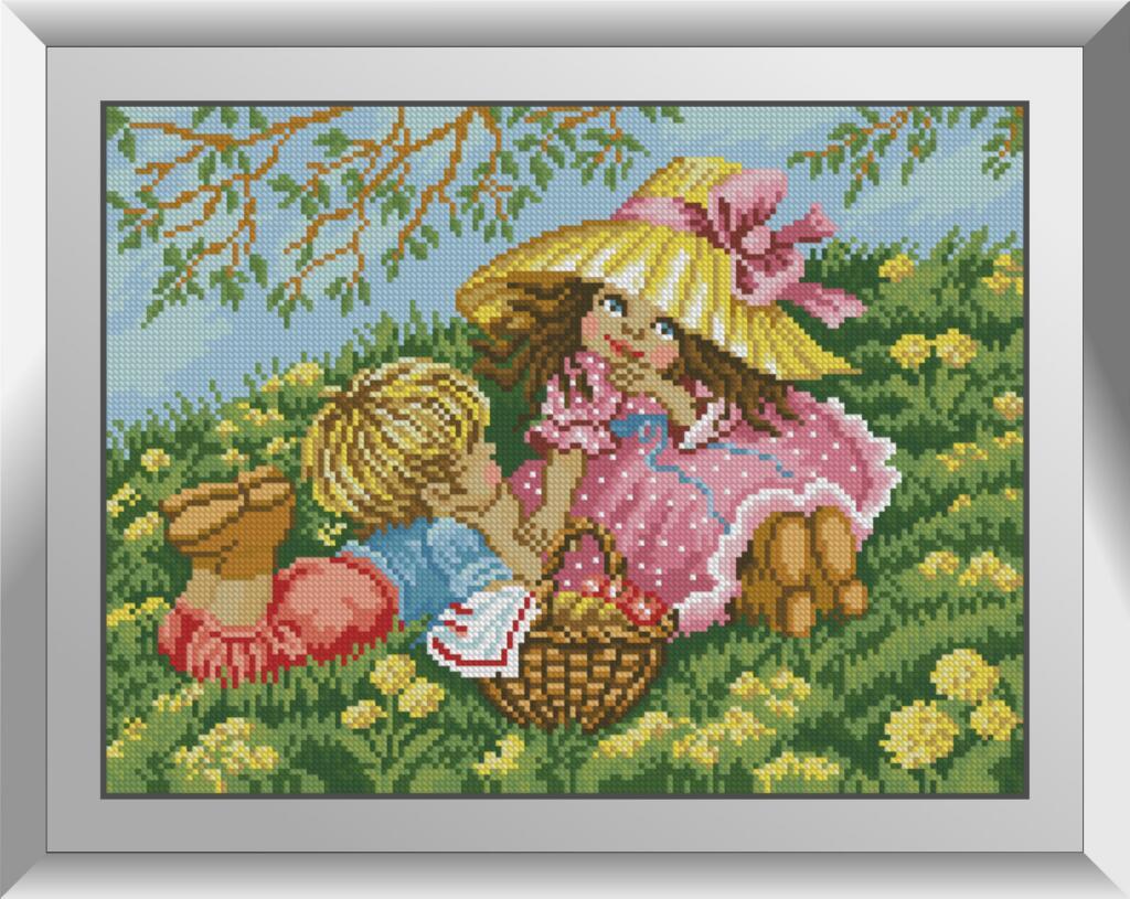 Алмазна картина Dream Art Пікнік (DA-31249) 30 x 40см (Без підрамника), фото 1