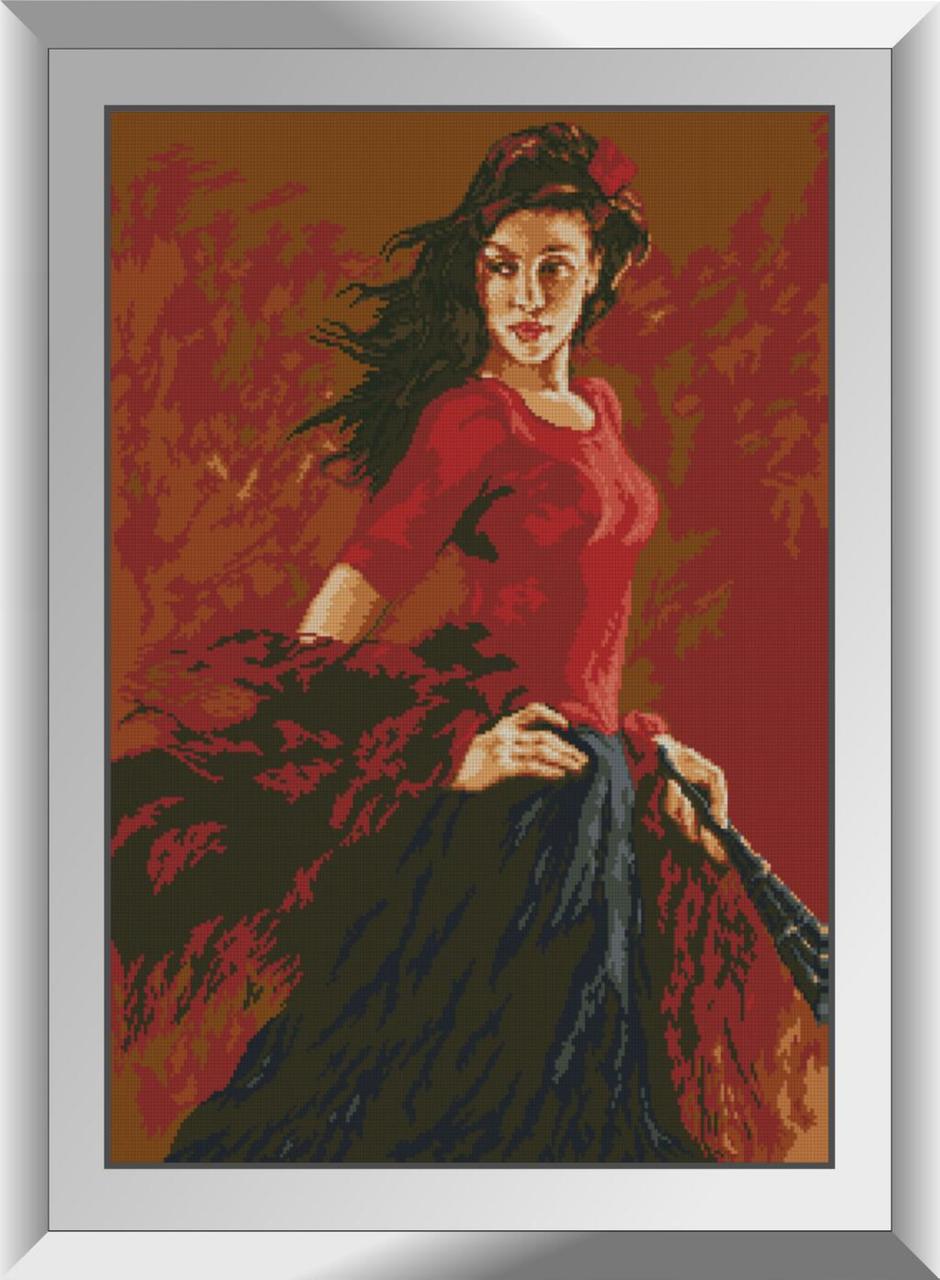Картина мозаїка Dream Art Фламенко (DA-31307) 54 x 75 см (Без підрамника), фото 1