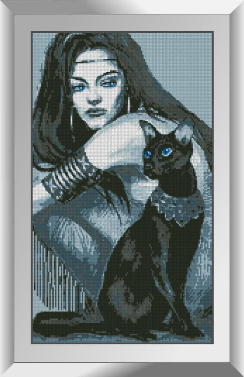 Алмазна мозаїка Dream Art Блакитноокі (DA-31313) 32 x 55 см (Без підрамника), фото 1