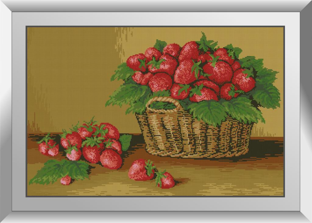 Алмазна вишивка Dream Art Козуб полуниці (DA-31413) 48 x 73 см (Без підрамника)