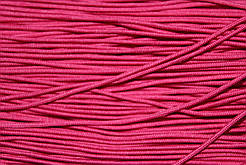 Шнур тонкий круглий поліестер 2мм маліновий моток 100м