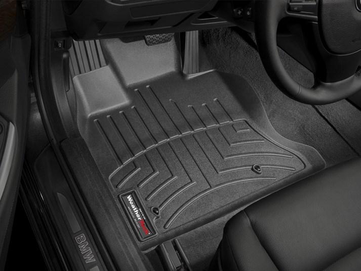 Килими гумові WeatherTech BMW 5GT 2014-2017 передні чорні 4WD