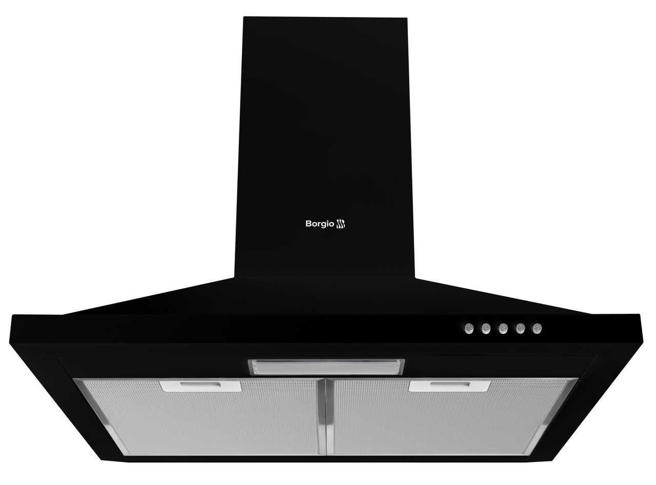 Кухонна витяжка купольна чорна BORGIO BKS (TR) 60 Black
