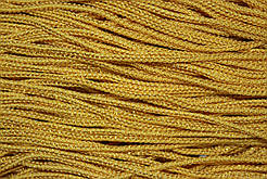 Шнур круглий поліестер 2,5мм жовтий+золото моток 100м